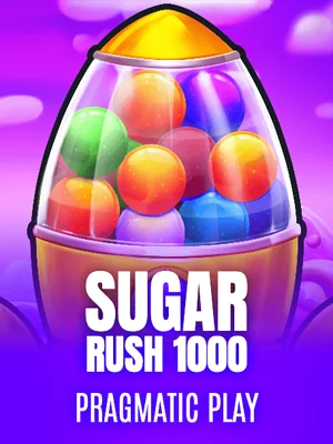 Sugar Rush 1000, capa do jogo na vitrine da Borawin